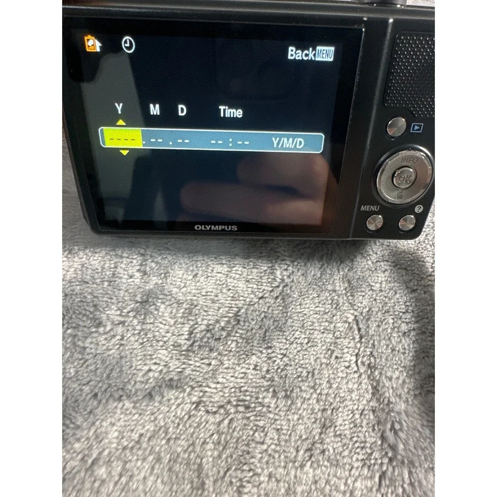 Olympus VR-350 Black 16MP Digital Camera 10x Optical Zoom Bundle with Box Case